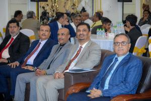 بحضور رئيس الوزراء ،، رئيس جامعة عدن يشارك في الندوة العلمية الحوارية التي نظمتها وزارة التعليم العالي