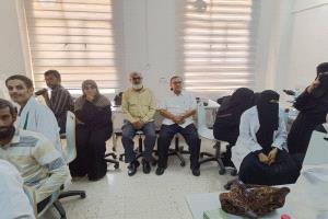 كلية الصيدلة بجامعة عدن تنظم دورة تدريبية في تقنيات الميكروسكوب