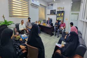 اجتماع مشترك بين مجلس كلية اللغات بجامعة عدن ولجنة الاعتماد الأكاديمي