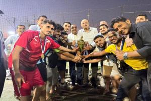 اليوبيل الذهبي لكلية الطب يشهد فوز السنة السادسة ببطولة كرة القدم السنوية
