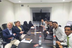 اتحاد طلاب جامعة عدن يبحث مع السفارة الهولندية آفاق التعاون في مجالات البيئة والمناخ