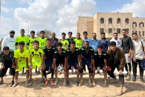 كلية الحقوق بجامعة عدن تختتم منافسات دوري كرة القدم للأنشطة الطلابية للعام الجديد