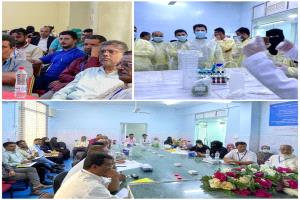 كلية العلوم بجامعة عدن تشارك في ورشة بناء القدرات لمختبرات البيطرة والزراعة والثروة السمكية