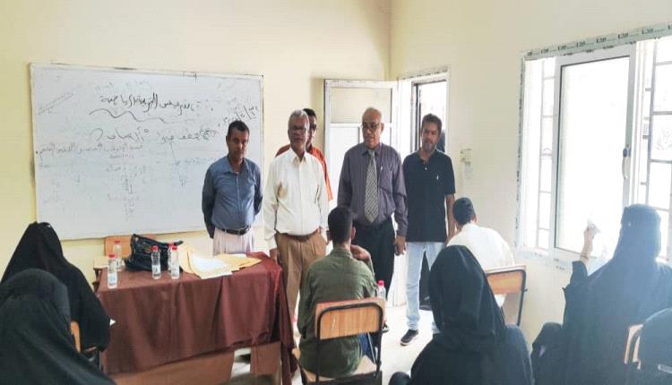 جامعة عدن تواصل امتحانات المفاضلة في كلية التربية الرياضية