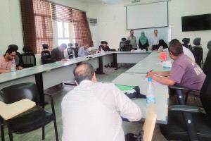 جامعة عدن تدشن امتحانات ماجستير الإدارة الصحية