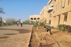 شراكة خضراء تعزز البيئة التعليمية في كلية الحقوق بجامعة عدن