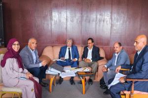 لتقييم برامج الدراسات العليا في المراكز العلمية... جامعة عدن تستقبل لجنة وزارة التعليم العالي