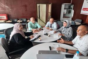 مركز العلوم والتكنولوجيا بجامعة عدن يناقش مشروعًا تقنيًا تمهيدًا لمنحه الحماية الفكرية