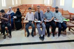 كلية اللغات بجامعة عدن تستعرض العرض التطبيقي للورشة العملية الرابعة لتوصيف البرامج الأكاديمية