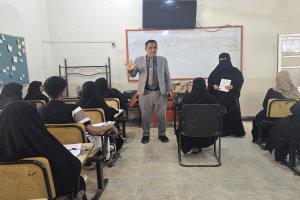 كلية اللغات بجامعة عدن تختتم امتحاناتها للفصل الثاني