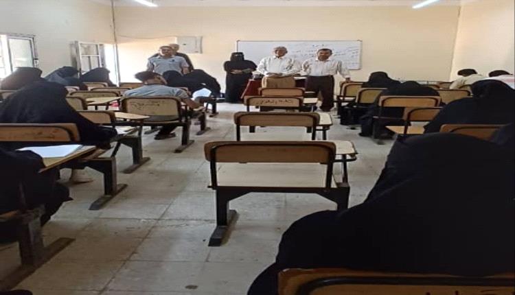 كلية التربية الرياضية والتغذية العلاجية بجامعة عدن تدشن امتحانات الفصل الدراسي الثاني