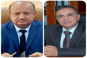 رئيس جامعة عدن يهنئ الدكتور جمال سرور بتكليفه مستشارًا لوزارة المالية