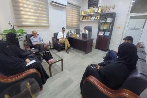 لجنة الاعتماد بكلية اللغات عدن تناقش استكمال المتطلبات