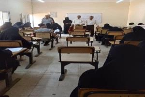 كلية التربية الرياضية والتغذية العلاجية بجامعة عدن تدشن امتحانات الفصل الدراسي الثاني