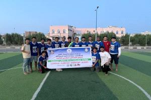 انطلاق منافسات كرة القدم في البطولة التنشيطية لكلية الصيدلة بجامعة عدن