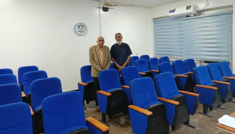 القائم بأعمال نائب رئيس جامعة عدن يتفقد جاهزية مركز الدراسات البيئية والمناخية